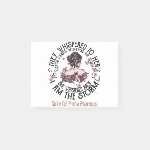 I Am The Storm Sickle Cell Anaemia Awareness Post-it Notes