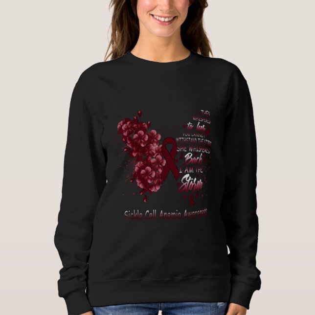 I Am The Storm Sickle Cell Anemia Awareness Butter Sweatshirt (Front)