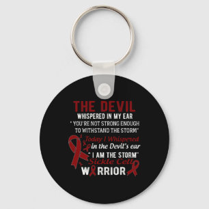I Am The Storm Sickle Cell Warrior Key Ring