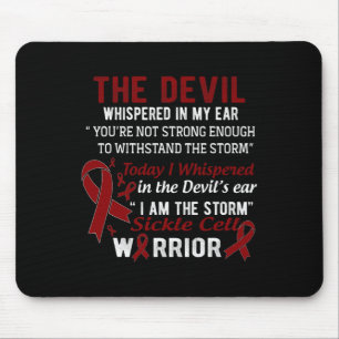 I Am The Storm Sickle Cell Warrior Mouse Pad