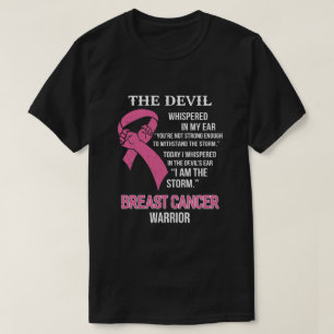I Am The Storm Support Breast Cancer Awareness T-Shirt
