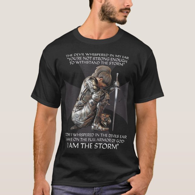 I Am The Storm Tee Women Mum Daughter Gifts Christ (Front)