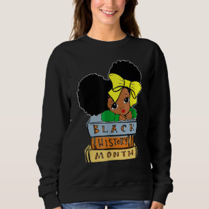 I Am The Strong African Queen Girls Black History Sweatshirt