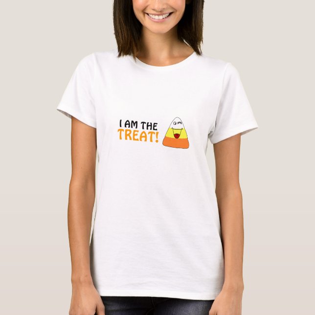 I AM THE TREAT Halloween t-shirt (Front)