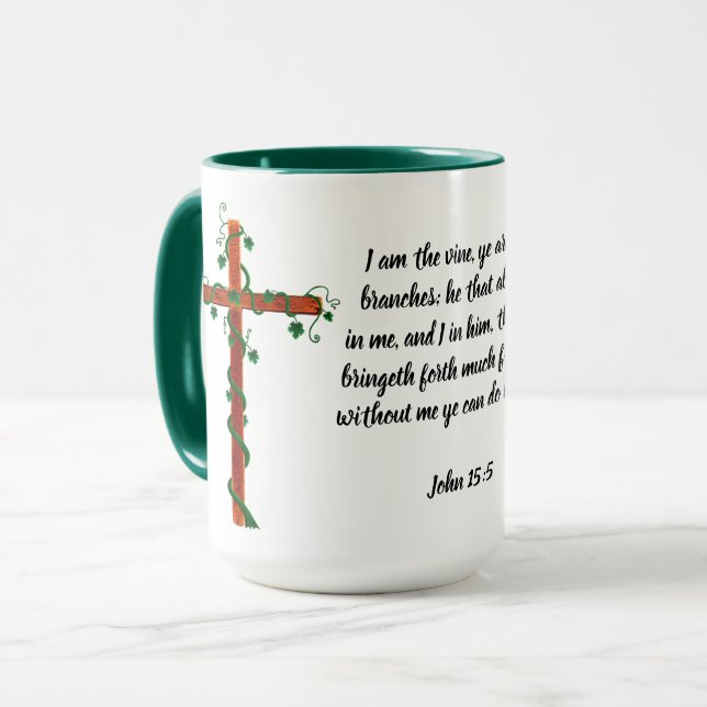I Am the Vine - 15 oz Mug (Front Left)