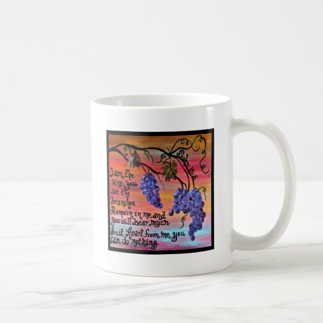 I am the Vine John 15 5 Coffee Mug (Right)