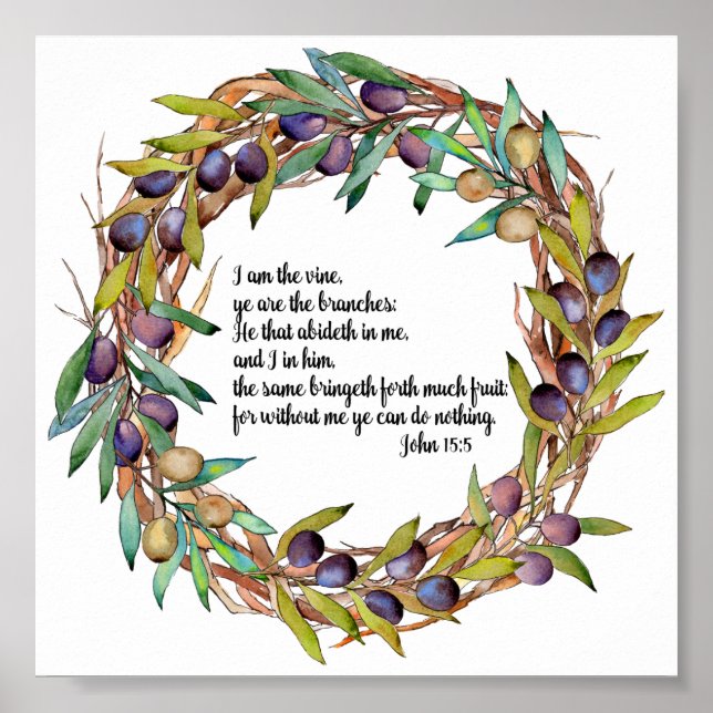 I Am The Vine Poster (Front)