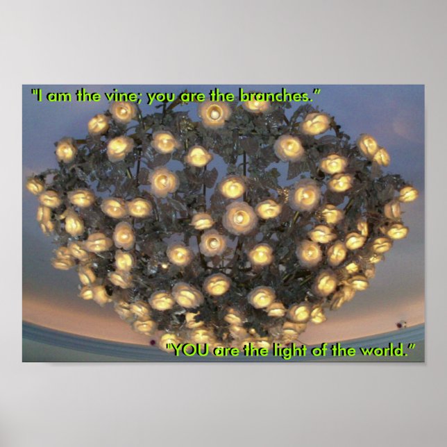 "I am the vine; you are the branches"... Poster (Front)
