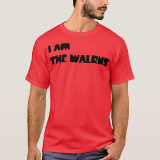 I Am The Walrus black T-Shirt