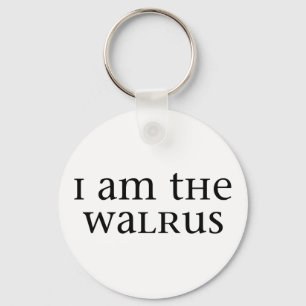 I am the Walrus Key Ring