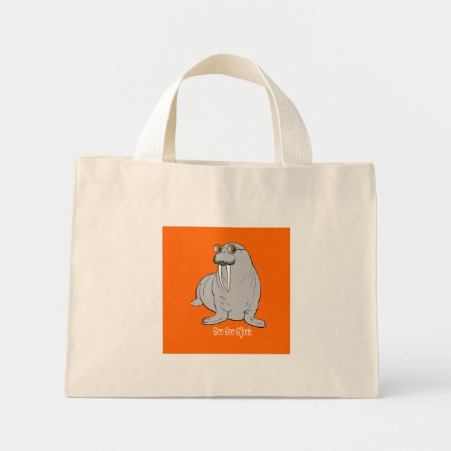 I am the Walrus Mini Tote Bag (Front)