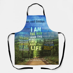I am the way and the truth and the life - John 14: Apron