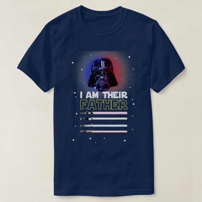 I Am Their Father Funny Fathers Day  T-Shirt (Design Front)