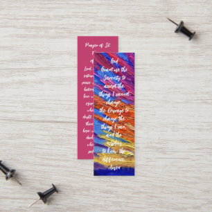 I Am Thinking of You Book Mark Prayer Card