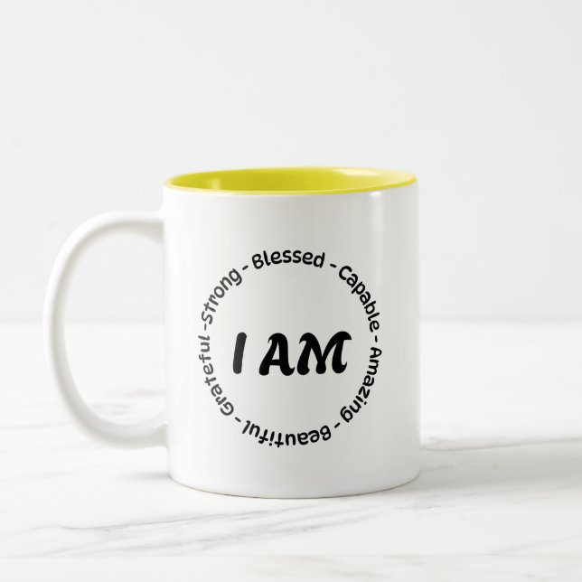 I am Two-Tone coffee mug (Left)