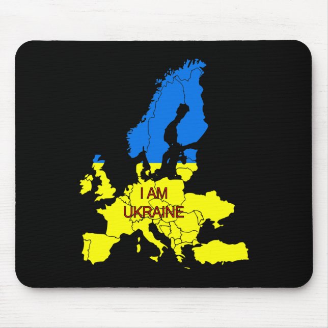 I Am Ukraine  Mouse Pad (Front)