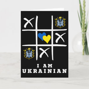 I Am Ukrainian Protect Ukraine Ukraine Support Card
