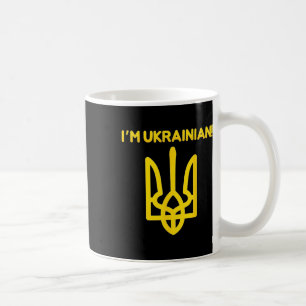 I Am Ukrainian Ukraine Coat Of Arms Ukrainian Powe Coffee Mug