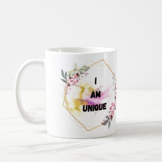 I am unique mug design
