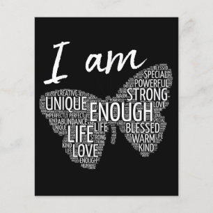 I Am Unique Strong Law of Attraction Positive Affi