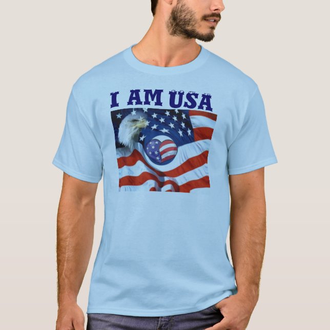 I Am, USA_ T-Shirt (Front)