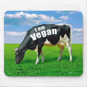 I am Vegan Mouse Pad