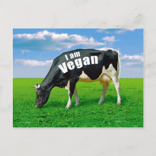 I am Vegan Postcard