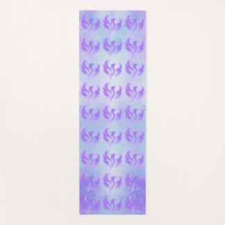 I Am Violet Flame Fire Bird - Blue Violet Yoga Mat