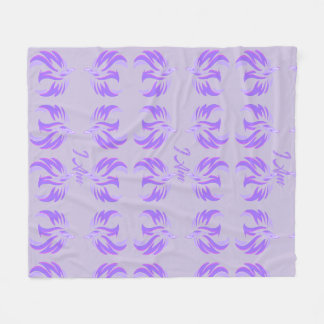 I Am Violet Flame Fire Bird Rising Fleece Blanket