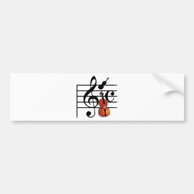 I Am Violin_ Bumper Sticker (Front)