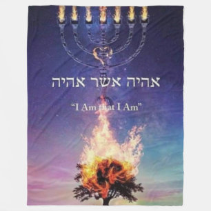 I AM WHAT I AM FLEECE BLANKET