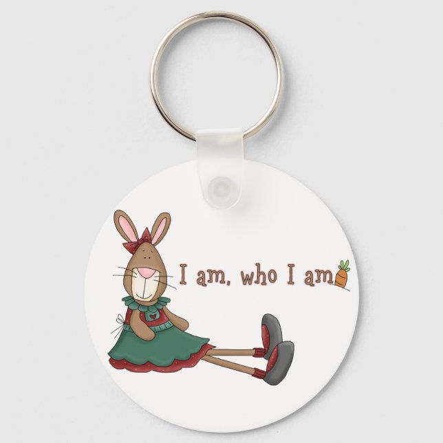 I Am Who I Am Key Ring (Front)