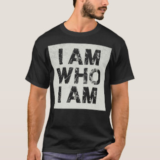 I Am Who I Am Vintage White T-Shirt