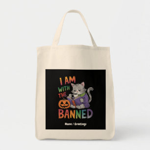 I Am With the Banned: Celebrate Banned Books Tote Bag