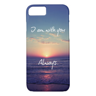 I am with you Always Bible Verse iPhone 8/7 Case