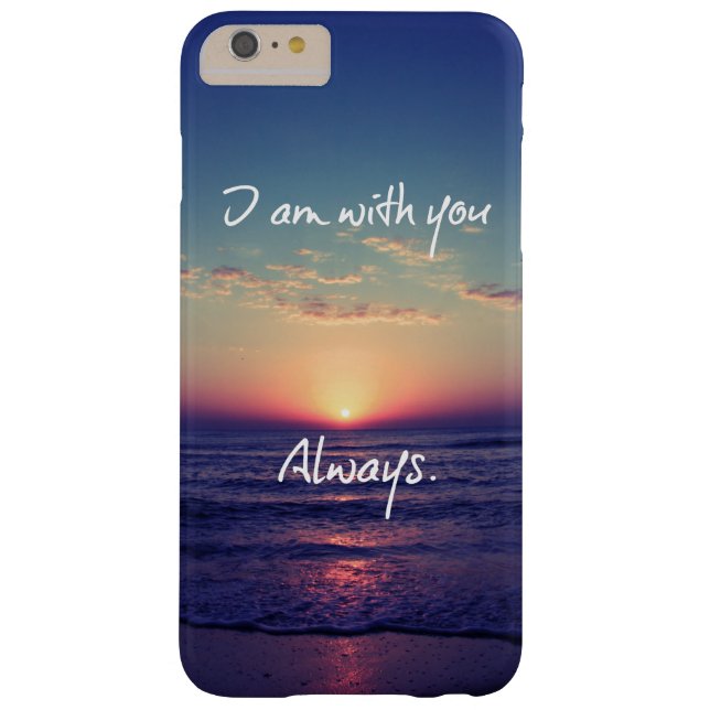 I am with you Always Bible Verse Case-Mate iPhone Case (Back)