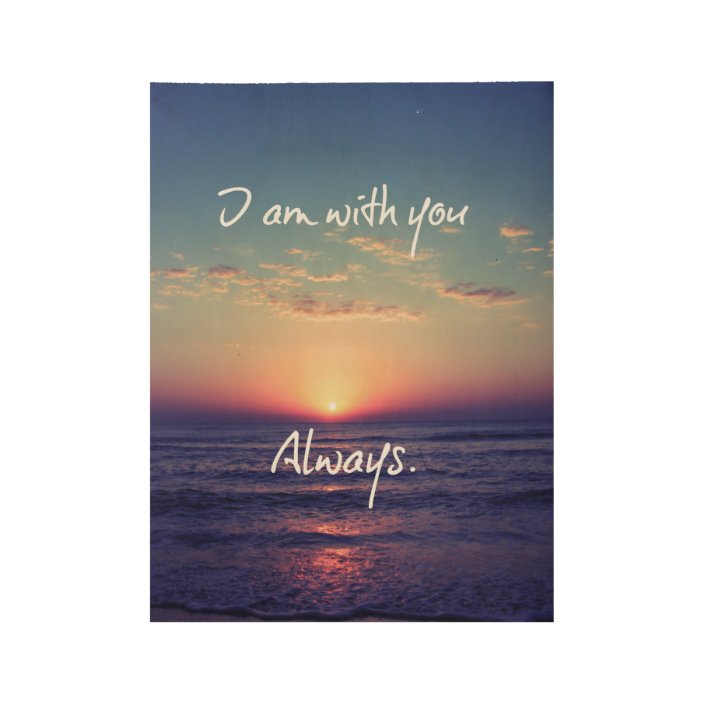 i am with you always verse