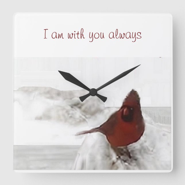 "I am with you always" Clock (Front)