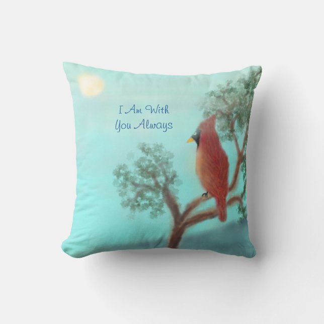 "I Am With You Always" Cushion (Front)