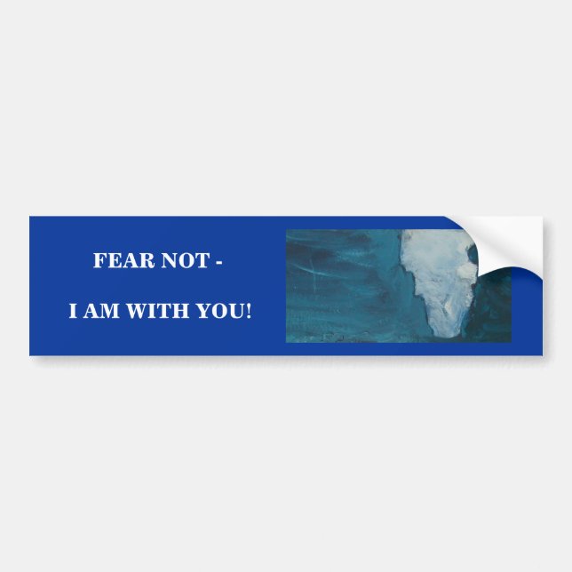 I AM WITH YOU BUMPER STICKER (Front)
