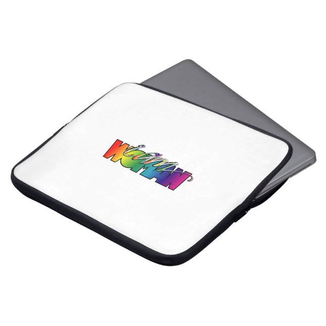 i am woman laptop sleeve (Front Top)
