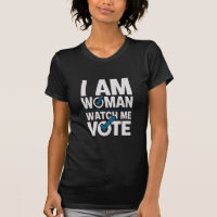 I Am Woman Watch Me Vote Vintage 