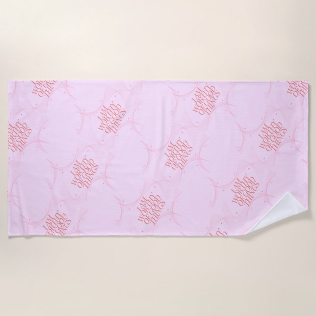 I am worthy of good things  beach towel (Front)