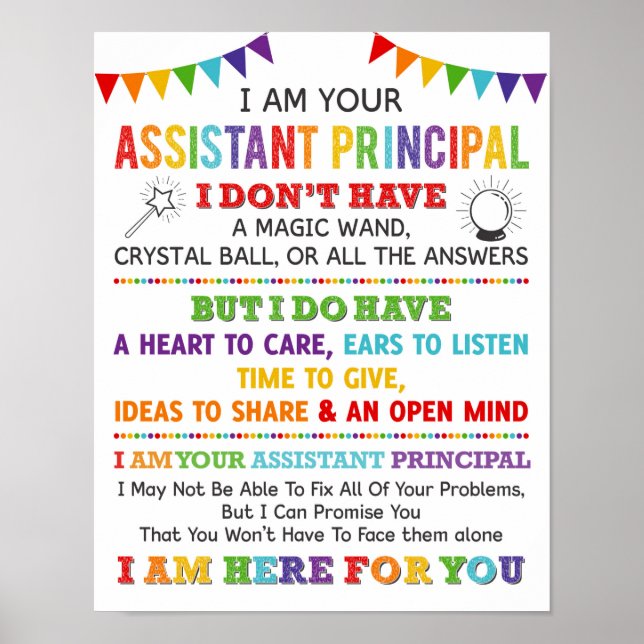 I Am Your Assistant Principal Poster (Front)
