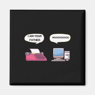 I Am Your Father Computer Funny Gamer Geek Nerd  Magnet