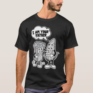 I Am Your Father Love Popcorn For Men Movie Theat T-Shirt