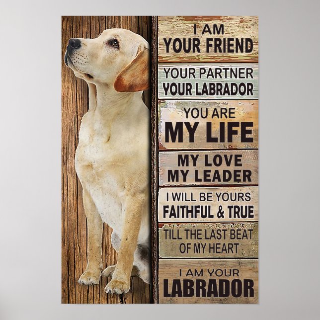 I Am Your Friend - Home Decor Wall Art (Front)