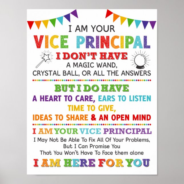 I Am Your Vice Principal Poster (Front)