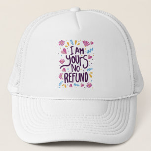 I am Yours No Refund Trucker Hat