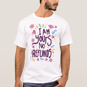 I am Yours No Refunds T-Shirt